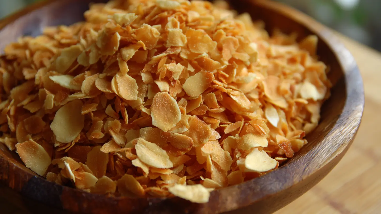 Garlic flakes